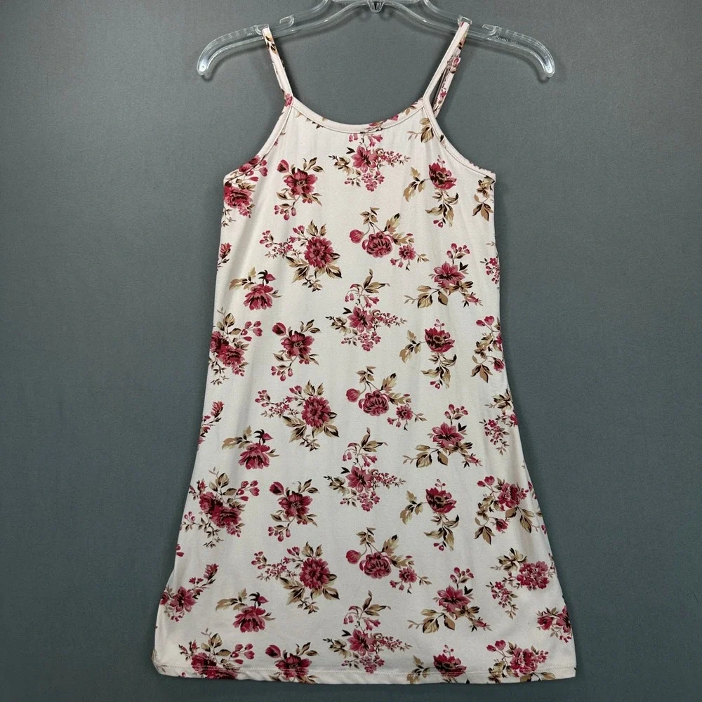 Between Floral Cami Dress Girls Size 10 Floral Midi A-Line Summer Fairy Boho